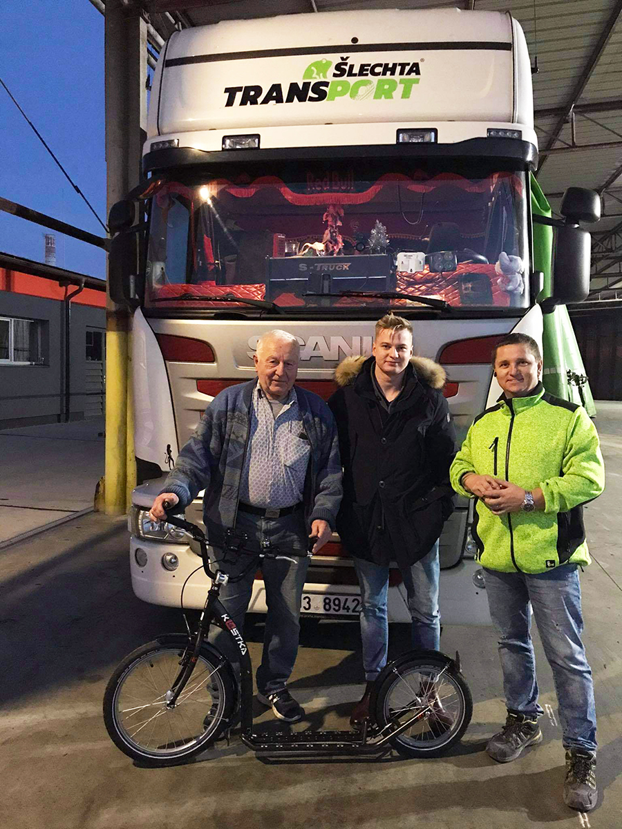 Šlechta Transport also delivers for Santa